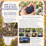 Blue Sandstone Mini Gemstones (50 Gram / 1.7oz. Lot)