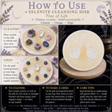Selenite The Tree Of Life Cleansing Disk