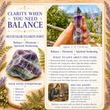 Multicolor Fluorite Point