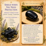 Obsidian Tumbled Stone