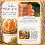 Orange Calcite Mini Crystal Point