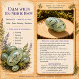 Prehnite Tumbled Ellipse