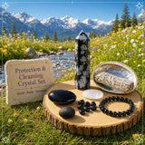 Protection & Cleansing Crystal Set