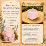 Rose Quartz Tumbled Cube