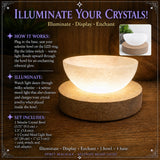Selenite Serenity Light + Chakra Stones Set