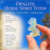 Crystal Animal Spirit Totems: Opalite Horse