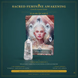🌙 Sacred Feminine Awakening Oracle Deck, 13 Crystal Altar Set & Course