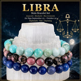 ♎ Vågen - 23 september till 22 oktober - Zodiac Astrology Crystal Armband Set