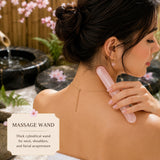 5 PC Rose Quartz Massage Beauty Set - Ultimate Self-Care Collection