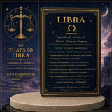 ♎ Vågen - 23 september till 22 oktober - Zodiac Astrology Crystal Armband Set