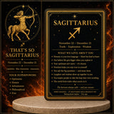 ♐ Skytten - 22. november - 21. desember - Stjernetegn Astrologi Krystallarmbåndsett