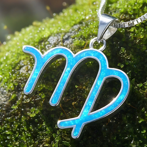 Virgo Opal Zodiac Necklace – August 23 to September 22