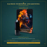 🌙 Sacred Feminine Awakening Oracle Deck, 13 Crystal Altar Set & Course