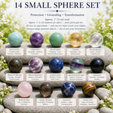 14-Piece Small Crystal Sphere Kit