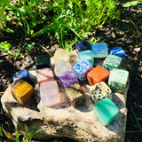 19 Unique Tumbled Stones Set - tumbledstone