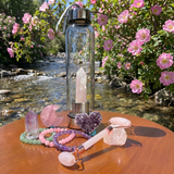 Κολιέ μενταγιόν Z ARRON DESIGN Serenity Moonstone από χάλκινο σύρμα