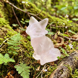 Crystal Animal Spirit Totems: Rose Quartz Heart Guardian Fox