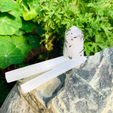 WORKING ON NEW Tourmalinated Quartz + Selenite Cleansing Set - rawstone