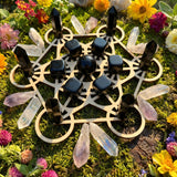 28 Piece Obsidian Protection Grid PLUS BONUS FREE TEKTITE