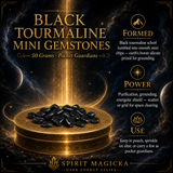 Juego de 22 piedras Dark Energy Protection + bolsa de terciopelo