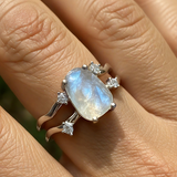 Moonstone & Silver Ring