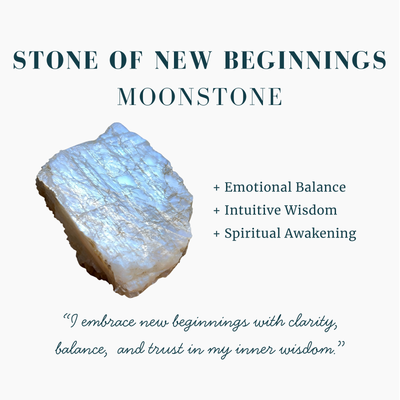 Moonstone & Gold Intuition Necklace -