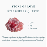 Strawberry Quartz Sacred Geometry Faceted Crystal