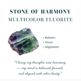Multicolor Fluorite Mini Crystal Point