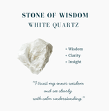 White Howlite & Crystal  Zen Companion Set