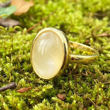 Moonstone & Gold Ring of Luminosity