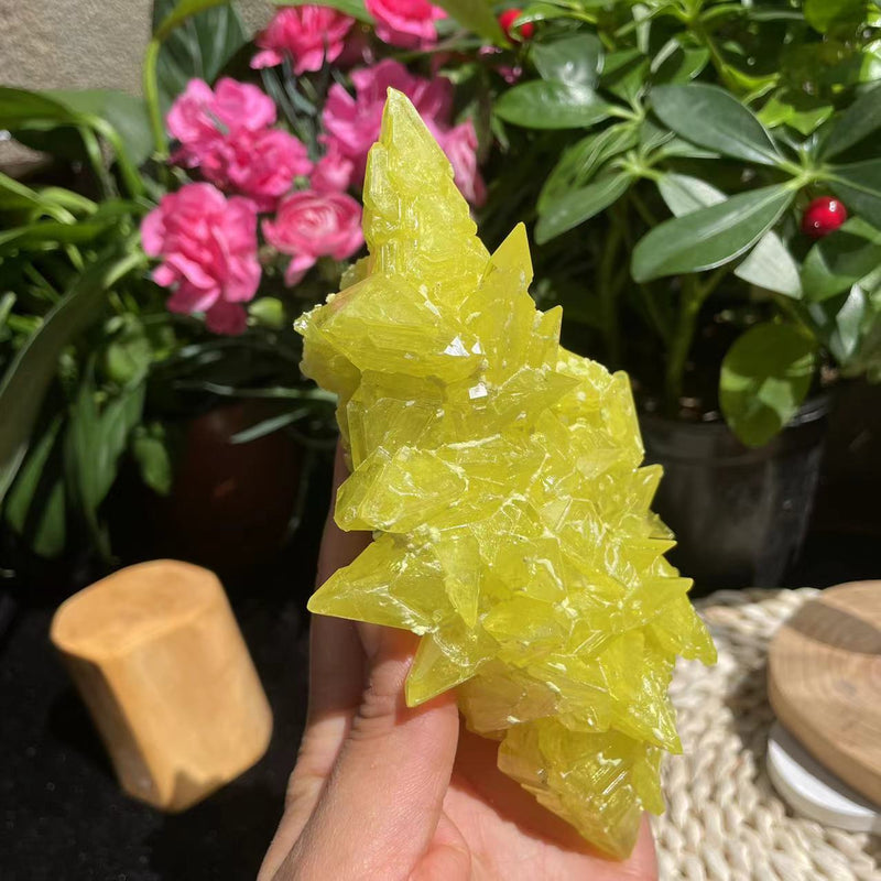 Natural Sulphur Crystal (350grams)  (Item #1025)