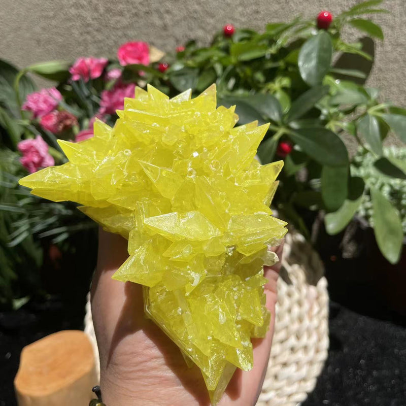 Natural Sulphur Crystal (310 grams)  (Item #1036)