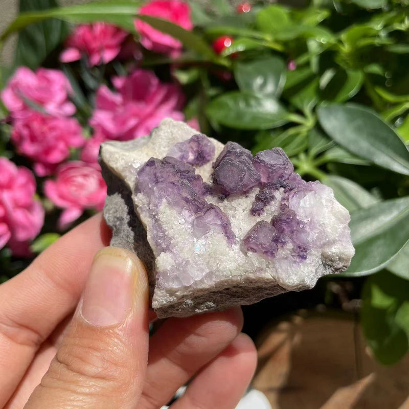 Natural Purple Fluorite Cluster (60grams)  (Item #1029)