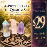 4-delt søyler av kvarts