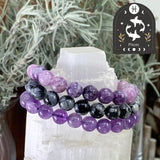 ♓ Pisces - February 19th - March 20th - Zodiac Astrology Crystal Bracelets Set