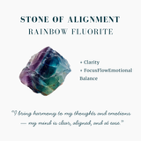 Rainbow Fluorite Gemstone Slab
