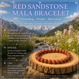 Fire Quartz Crystal Star + Mala Bracelets Gift Set