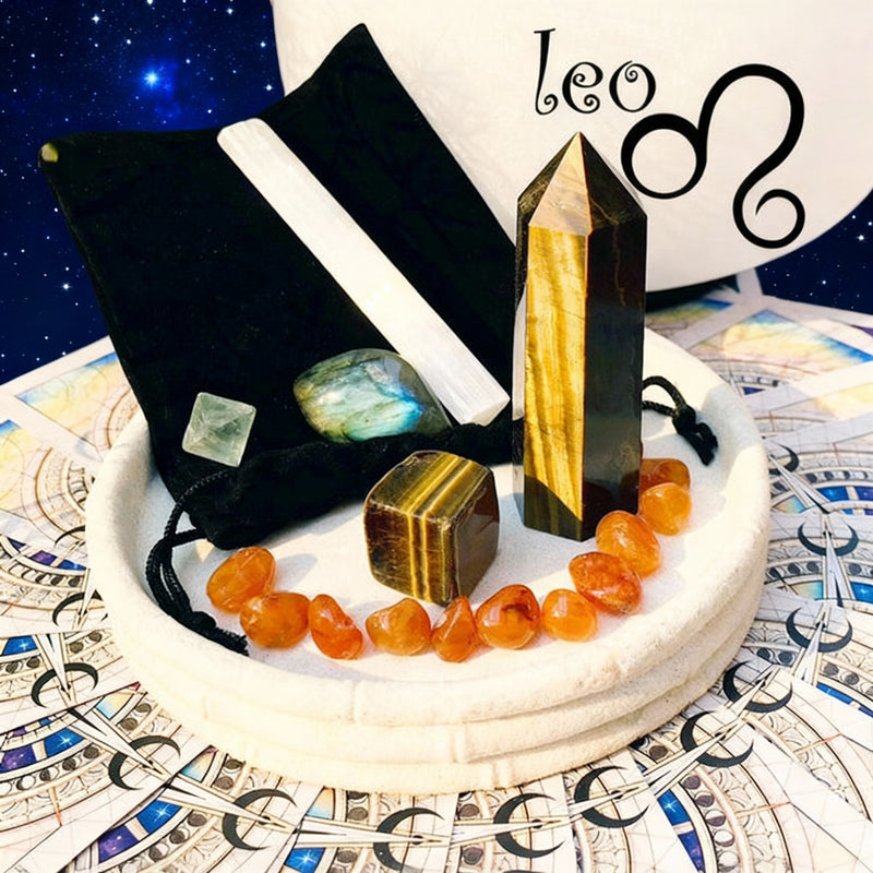 ♓ Leo - Zodiac Crystal Set