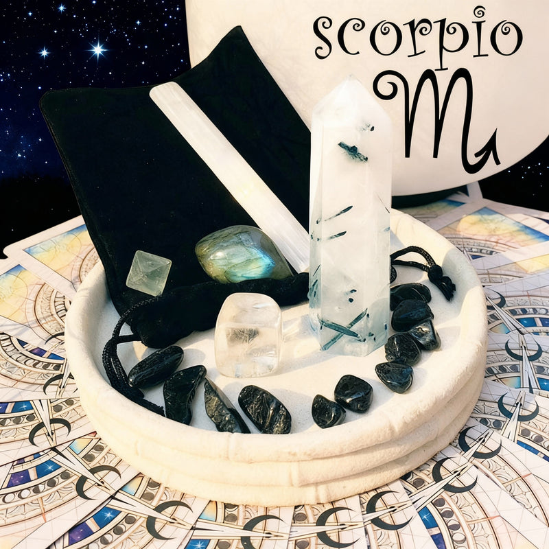 ♓ Scorpio - Zodiac Crystal Set