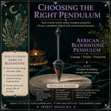 African Bloodstone Pendulum