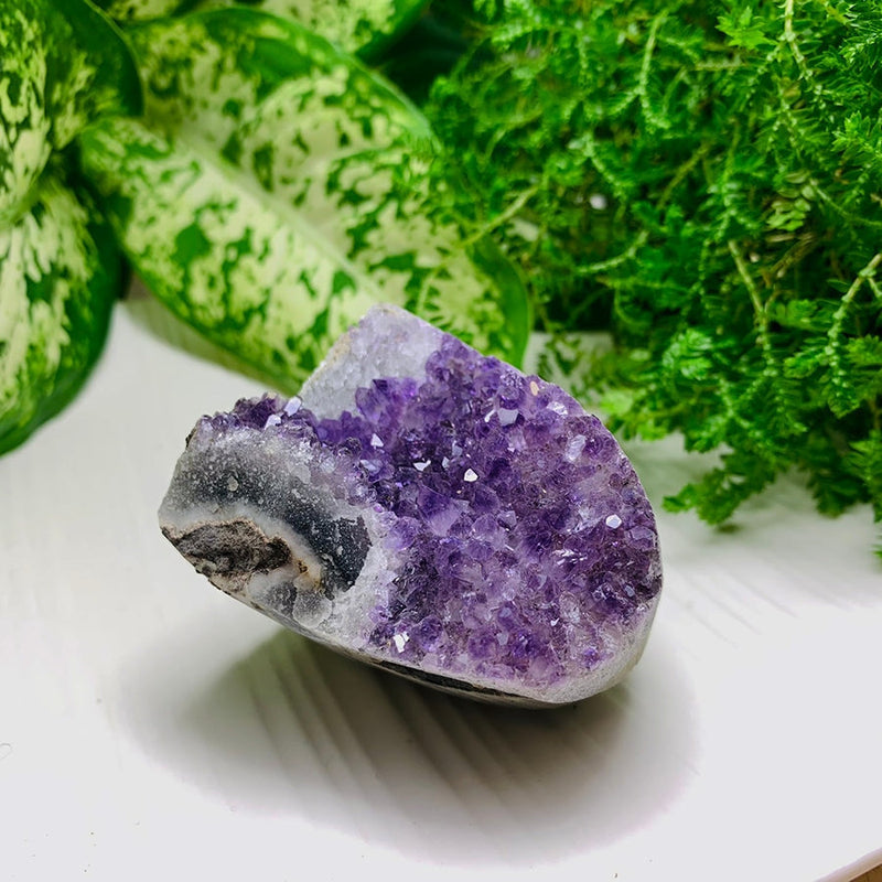 READY FOR ARRON Amethyst Geode Freeform - clustergeode