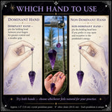Intention Setting Amethyst & Obsidian Set