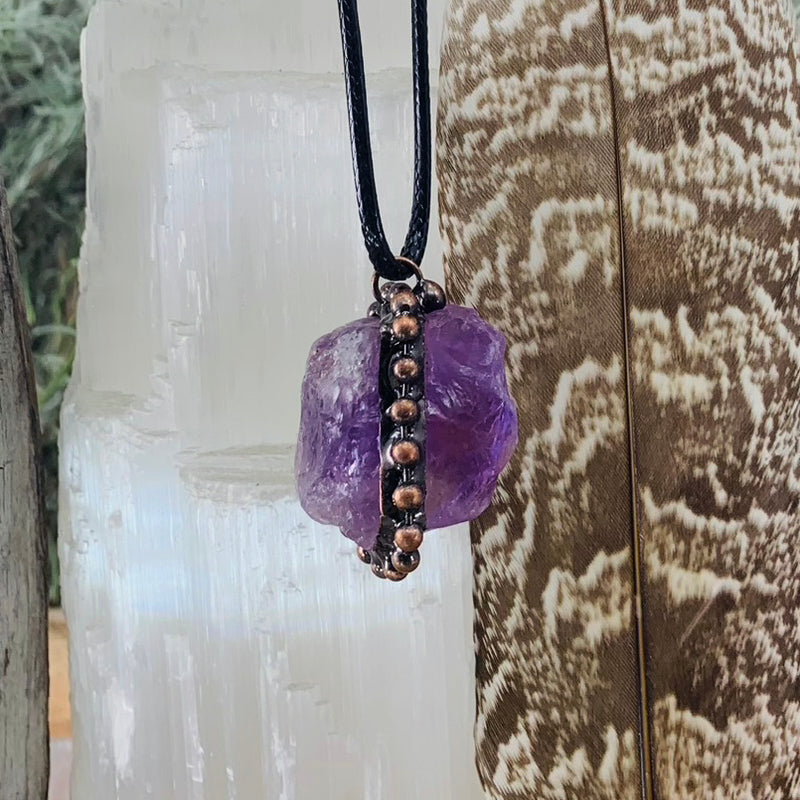 Amethyst Soldered Pendant