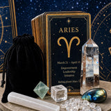 ♈ Oven - 21. marec - 19. april - Zodiac Crystal Fusion Set z vrečko