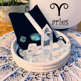 AAA Aries Zodiac Crystal Fusion Set With Pouch