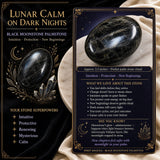 Black Moonstone Palmstone