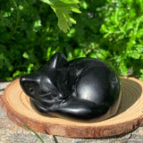 PRIZE WINNNER: Obsidian & Agate Cat Totem Set