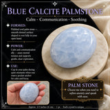Blue Calcite Palmstone