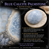 Blue Calcite Palmstone