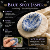 Blue Spot Jasper Worry Stone